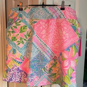 Lilly Pulitzer Luxletic Monica skort. Size 14. NWT